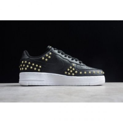 Nike Bayan Air Force 1 Low Siyah / Metal Altın Kaykay Ayakkabı Türkiye - 3IL4PUKK